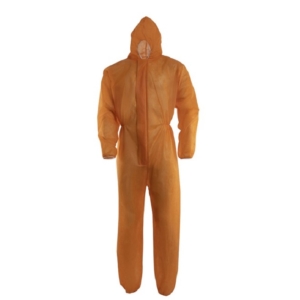DISPOSABLE COVERALL - Orange, M