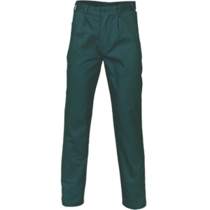 COTTON DRILL WORK PANTS - Green, 72R