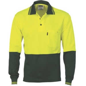 DNC POLO SHIRT - Yellow/Green, XS