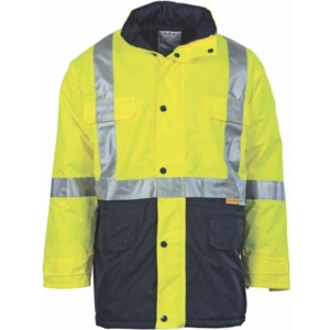 DNC QUILTED JACKET - Yellow/Navy, S