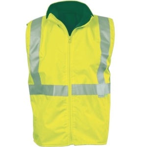DNC REVERSIBLE VEST - Yellow/Green, S