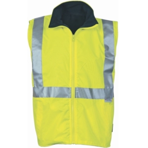 DNC REVERSIBLE VEST - Yellow/Navy, S