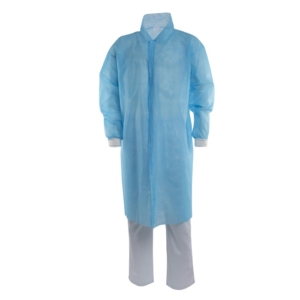 DISPOSABLE DUSTCOAT - Blue, M