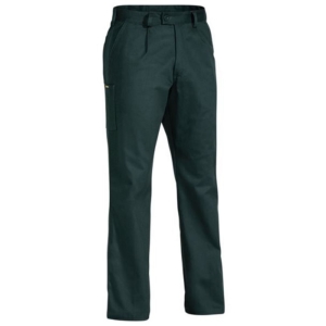 BISELY COTTON DRILL WORK PANTS - Green, 74L