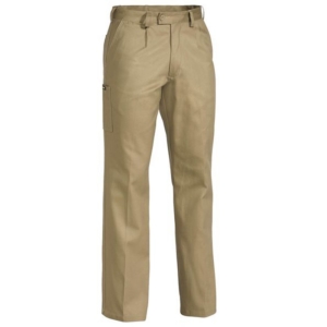 BISELY COTTON DRILL WORK PANTS - Khaki, 74L