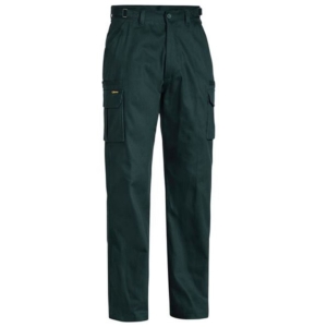 BISELY COTTON DRILL CARGO PANTS - Green, 74L