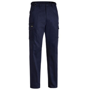BISELY COTTON DRILL CARGO PANTS - Navy, 74L