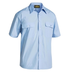 BISLEY SHORT SLEEVE SHIRT - Sky, S