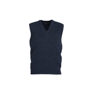 V NECK VEST - Navy, Xsmall