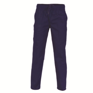 DNC DRILL ELASTIC WAIST PANTS - Navy, S