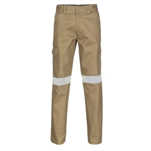 DNC COTTON DRILL CARGO PANTS WITH R/TAPE - Navy, 72R