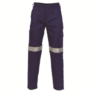 DNC LIGHTWEIGHT COTTON CARGO PANTS + TAPE - Navy, 72R