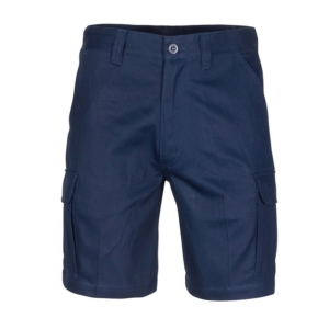 DNC MIDDLE WEIGHT COTTON CARGO SHORTS - Navy, 72R