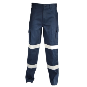 DNC DOUBLE HOOPS TAPED CARGO PANTS - Navy, 72R