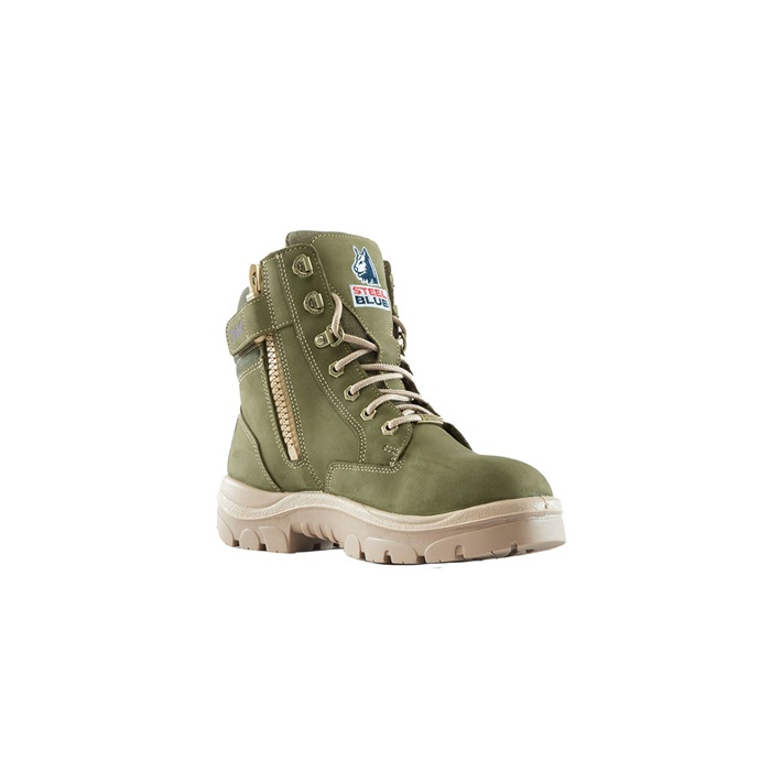 STEEL BLUE SOUTHERN CROSS ZIP LADIES BOOTS - Image 3