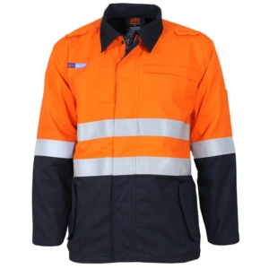 DNC INHERENT FR PPE2 TWO TONE D/N JACKET - Orange/Navy, XS