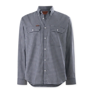 MUSTANG SIGNATURE L/S FORMAL CHECK SHIRT - Blue/Check, XXS