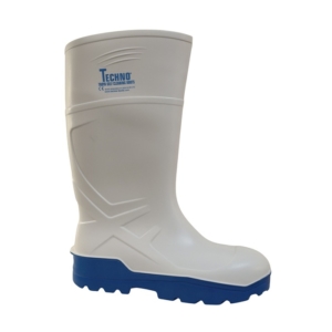 TROYA ULTRAGRIP PU GUMBOOTS - White, 3
