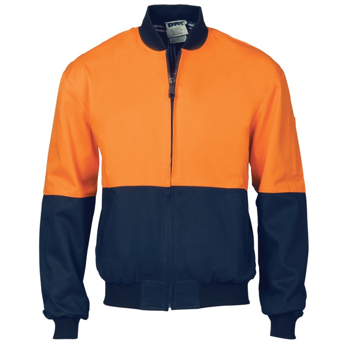 DNC HI VIS TWO TONE BOMBER JACKET
