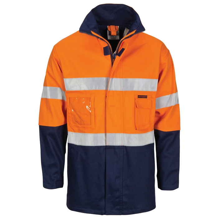 DNC HIVIS 2 IN 1 COTTON JACKET
