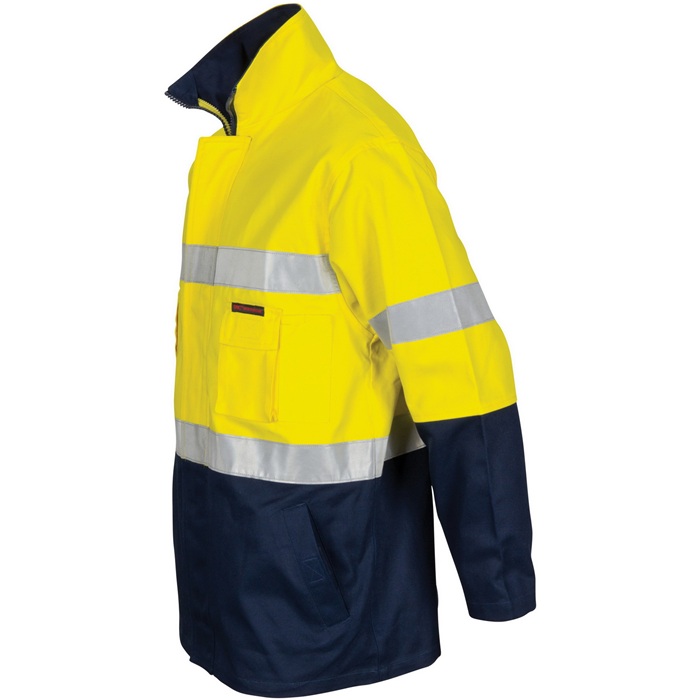 DNC HIVIS 2 IN 1 COTTON JACKET - Image 3