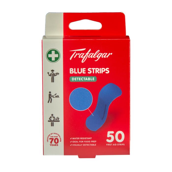 TRAFALGAR BLUE PLASTIC STRIPS